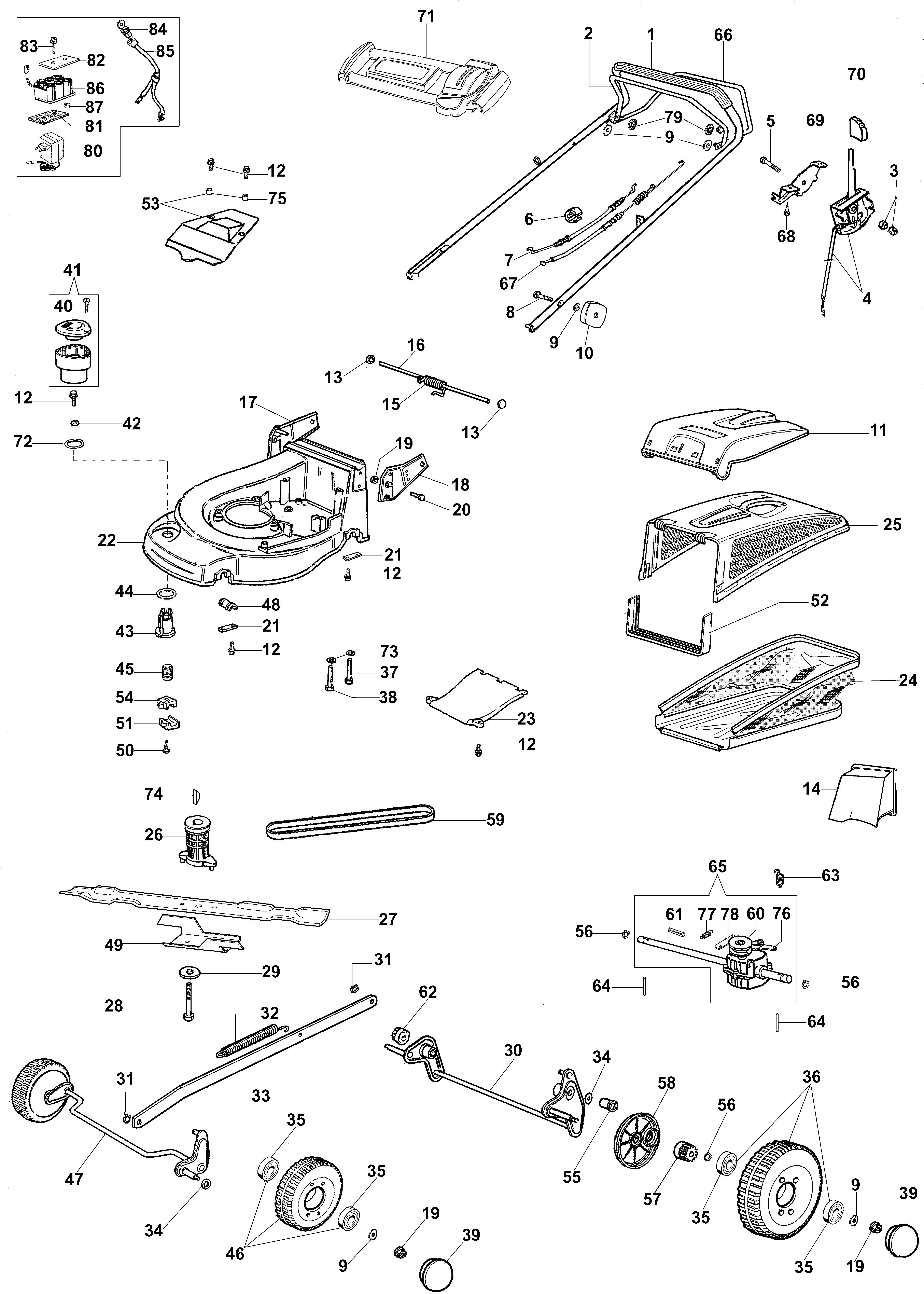 Illustrated parts list (Until May 2007)