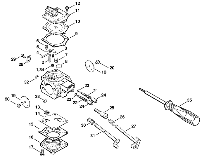 Carburetor WJ-69A