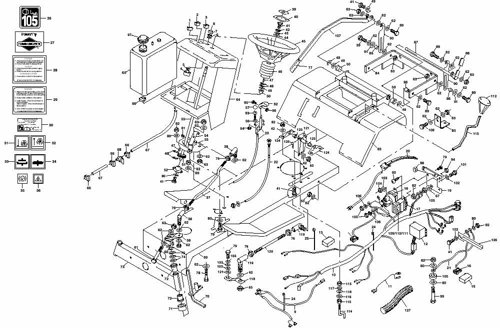 Steering	 Gear Change and Electrical Controls
