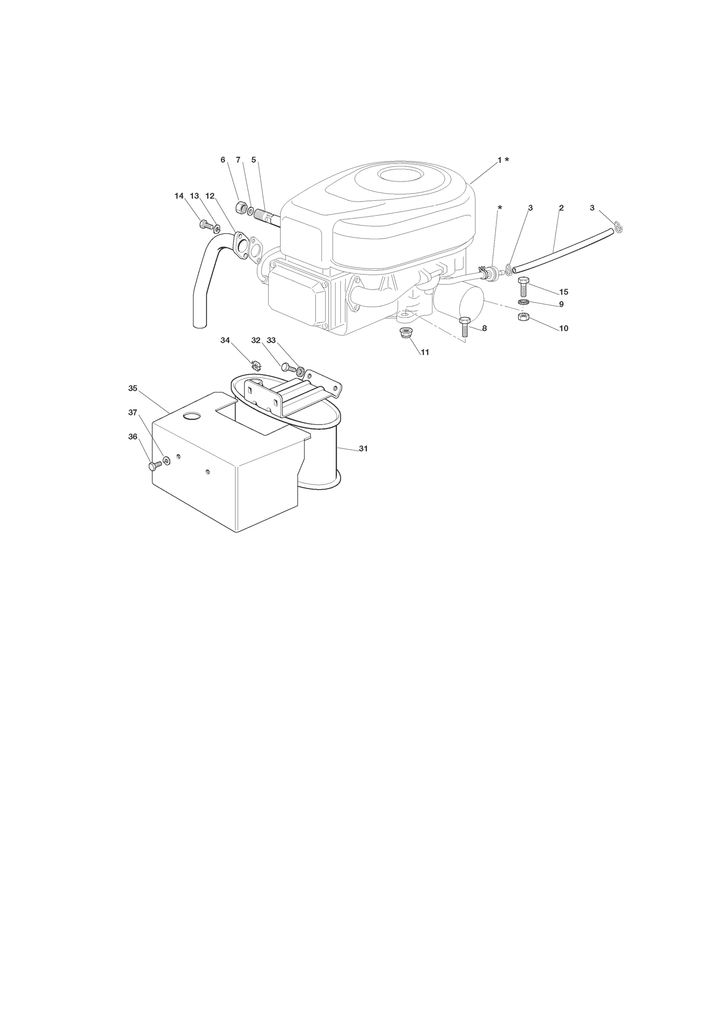 Motor B&S 15.5-16.5-17.5-18.5hp