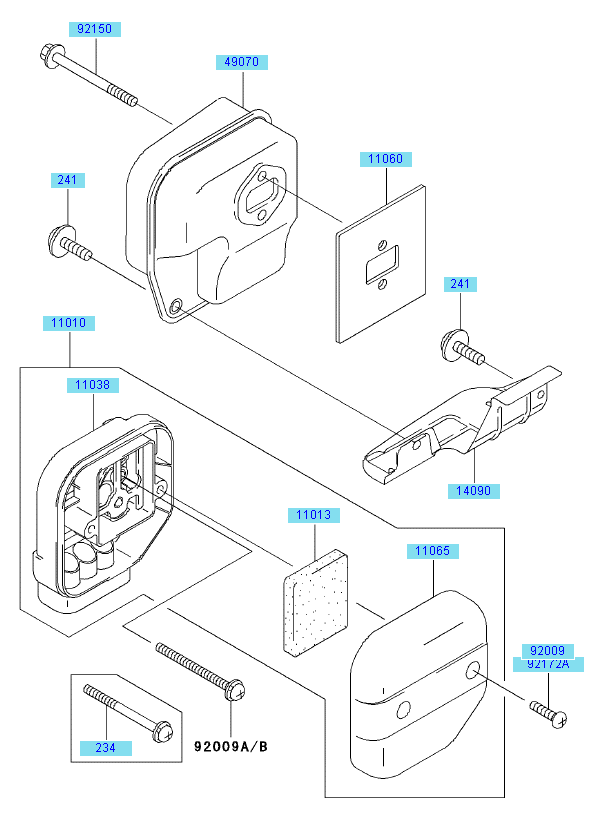 AIR-FILTER/MUFFLER