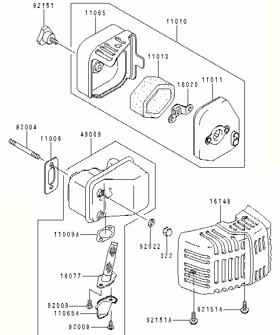 AIR-FILTER/MUFFLER