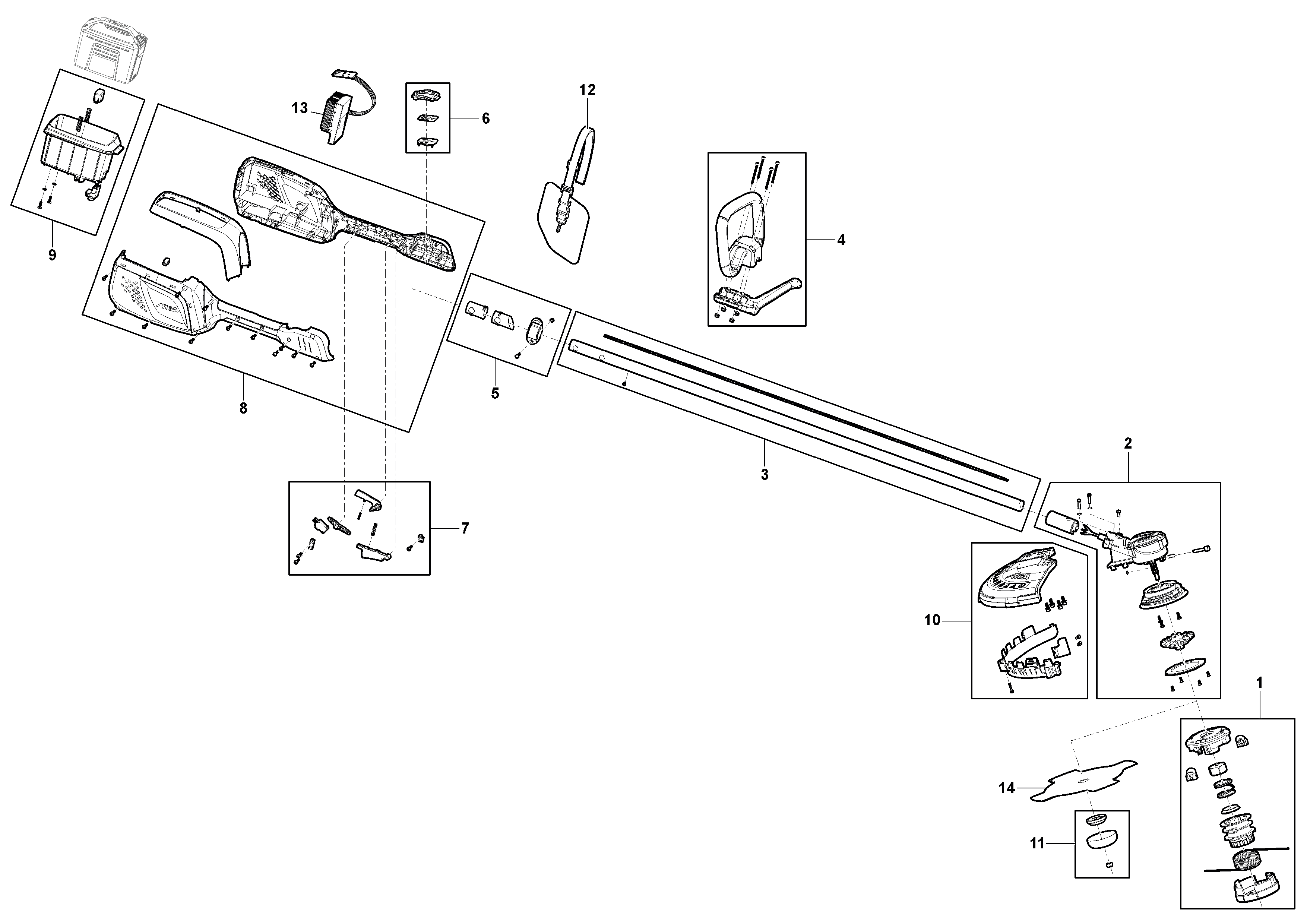 Brushcutter Battery