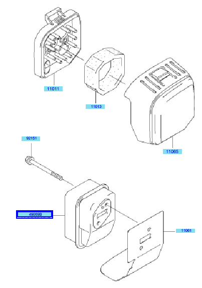 Air Filter	 Muffler