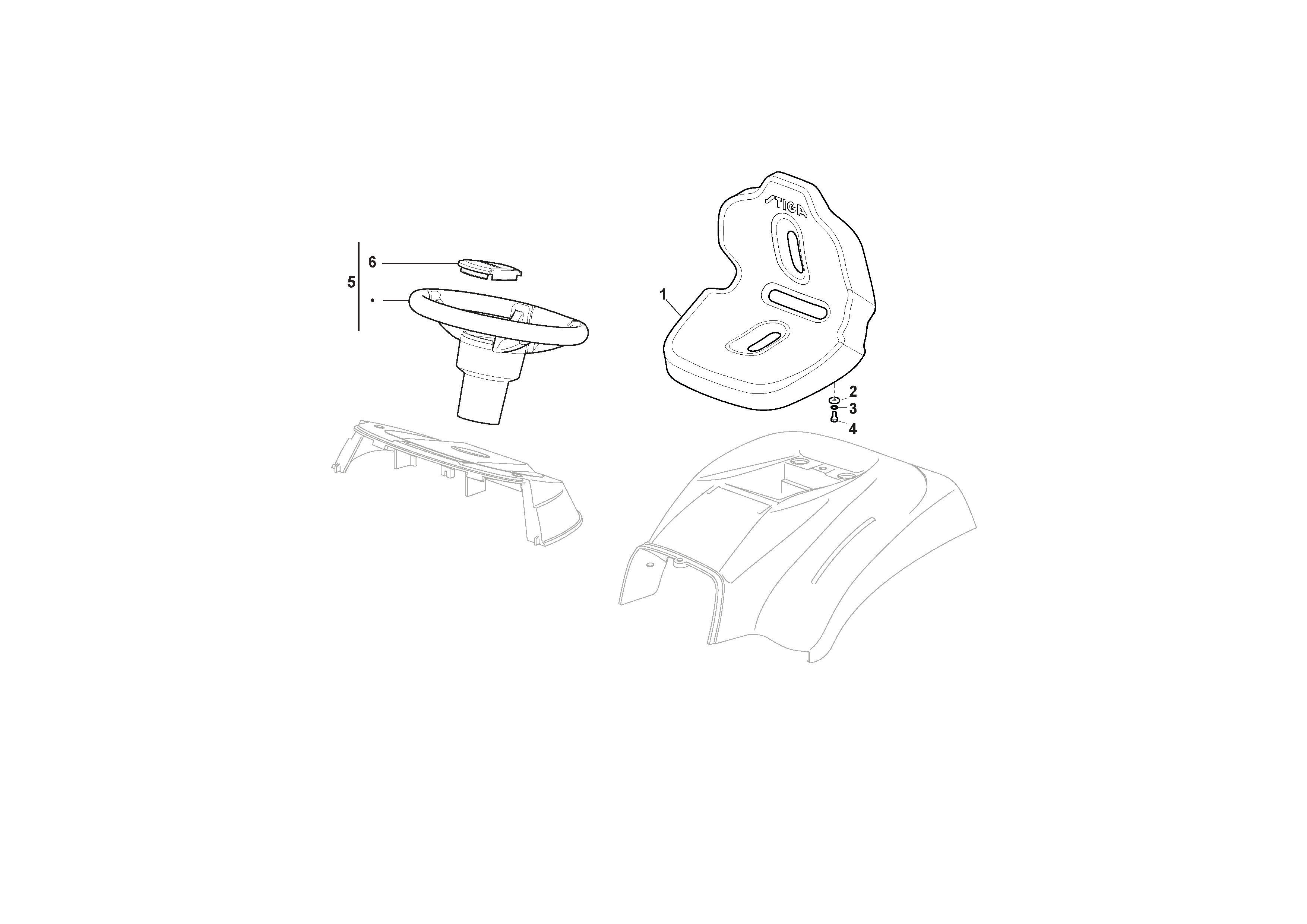 Seat & Steering Wheel