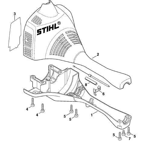 Engine Housing 2 Handled Bar