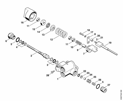 G-Regulation valve block