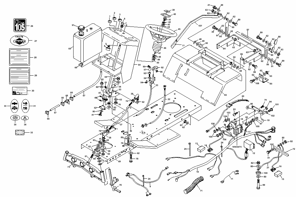 Steering and Electrical Controls