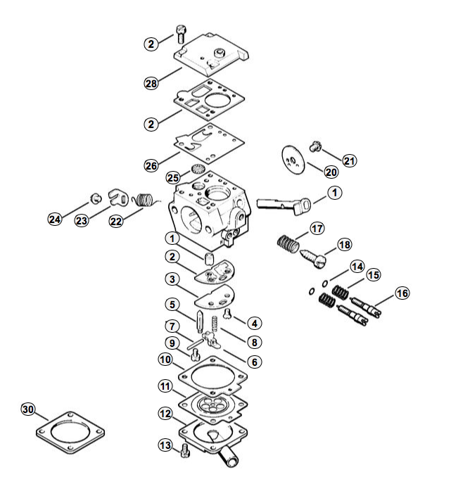 Carburetor Bing 48A125A ( Brazil only)