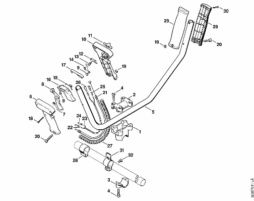 H-Two-handed handlebar FS 106