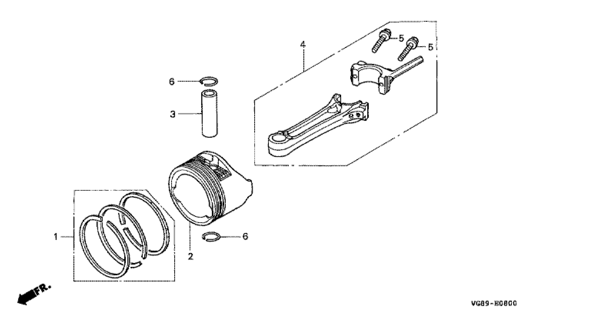 PISTON & CONNECTING ROD
