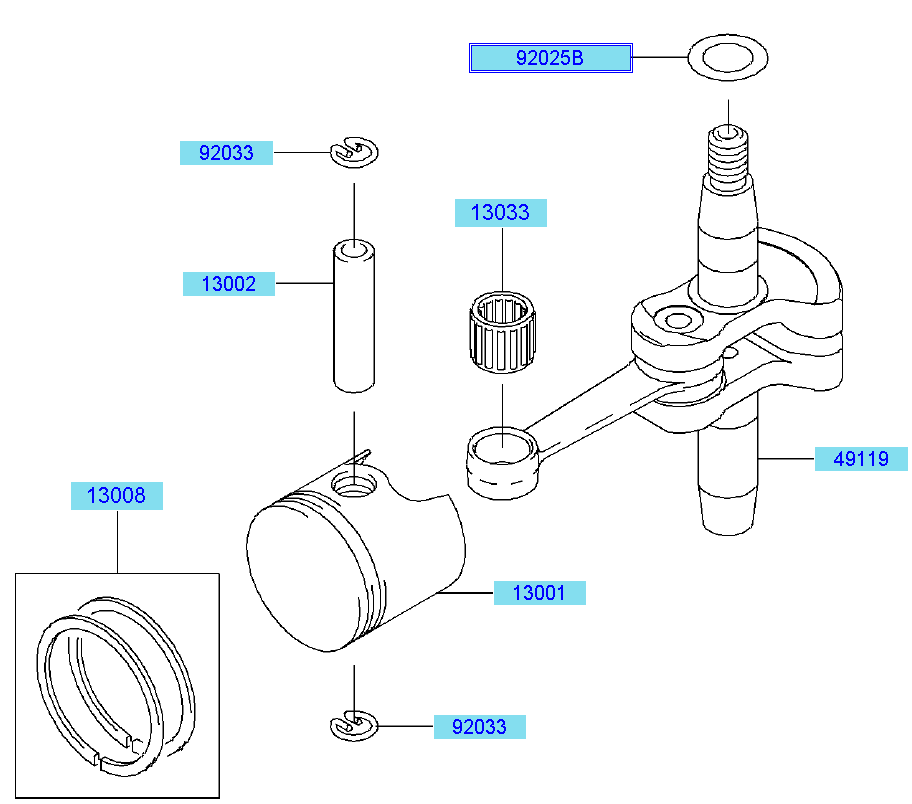 Piston Crankshaft