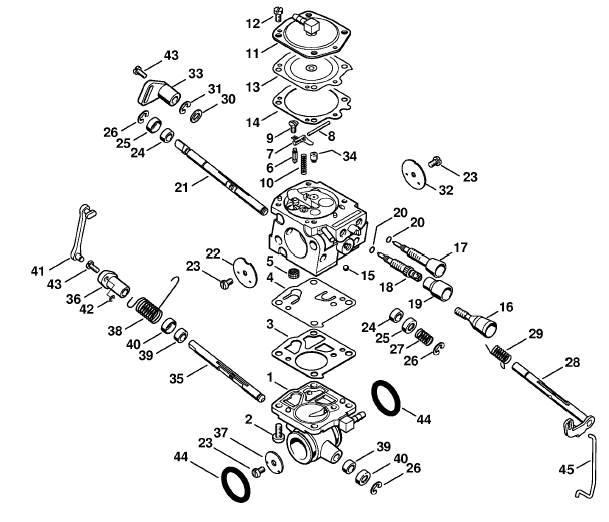 Carburetor HS-314A (43.2007)
