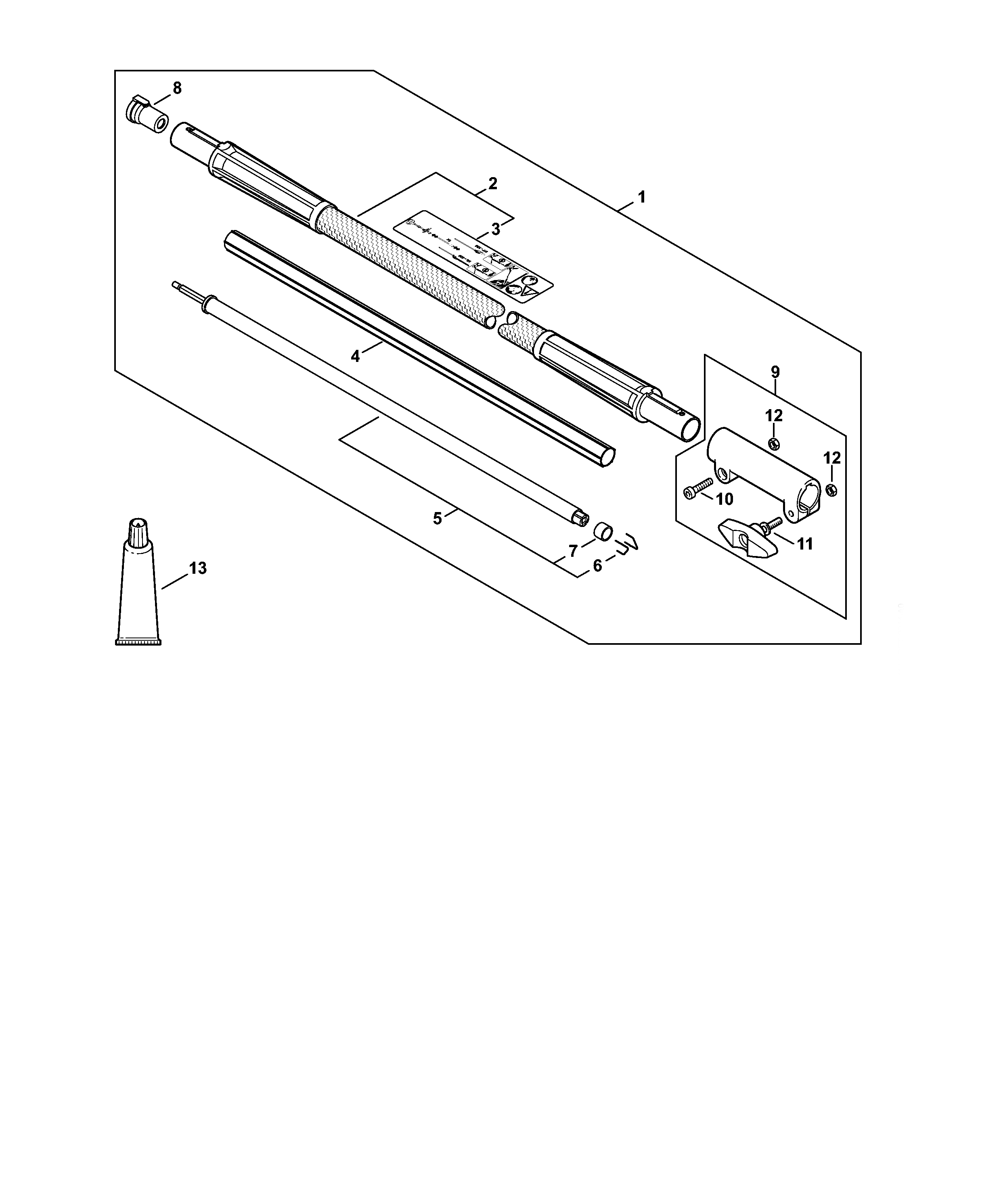 Carbon Drive Tube Extension 