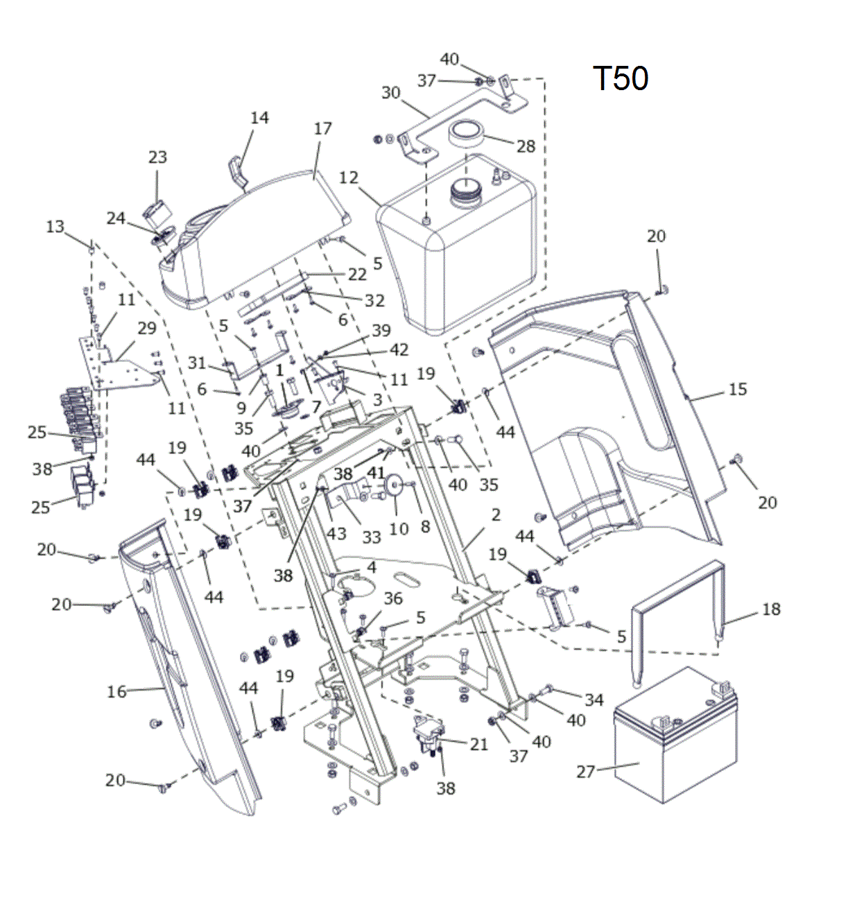 CONSOLE T50