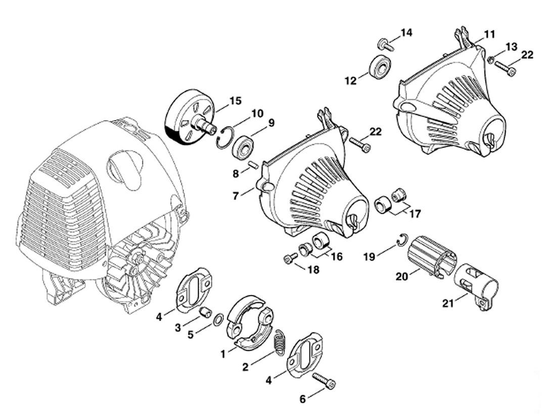 CLUTCH-FAN HOUSING