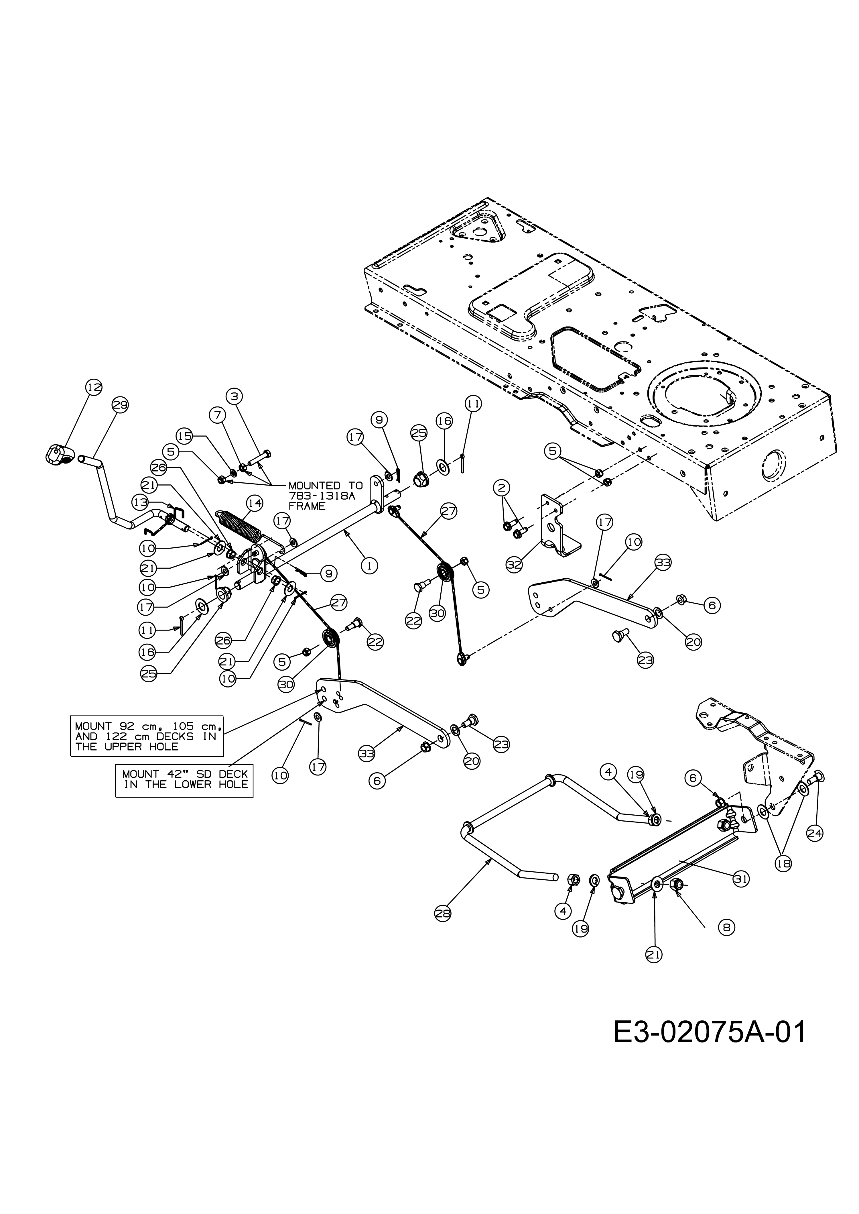 Cutting plate lifting