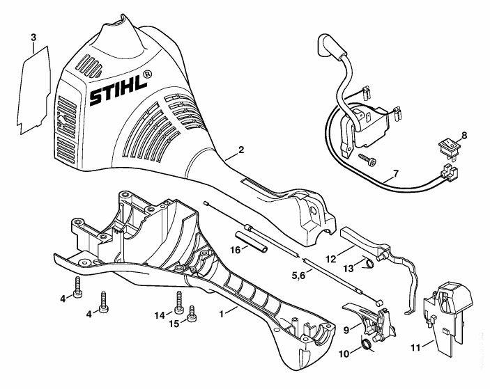 Engine housing