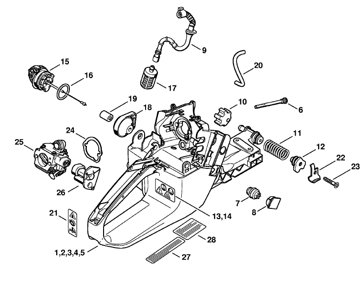 Tank housing