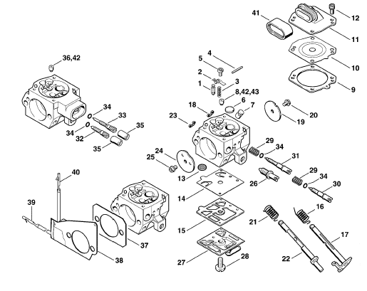 Carburetor HD-14A-HD-16-HD-24A