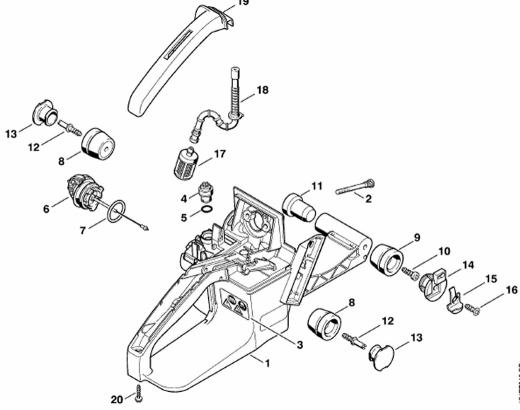 Tank housing - AV-System