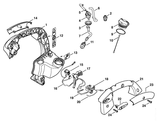 Handle frame SH 86