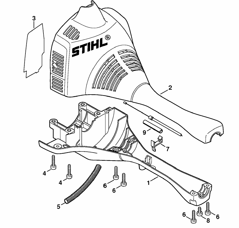 Engine Housing (Bike Handle)