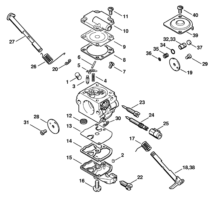 Carburetor C1Q-S61 (32.2005)