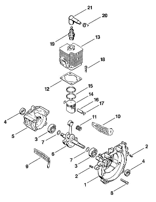 A-Crankcase, Cylinder