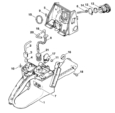 Tank housing