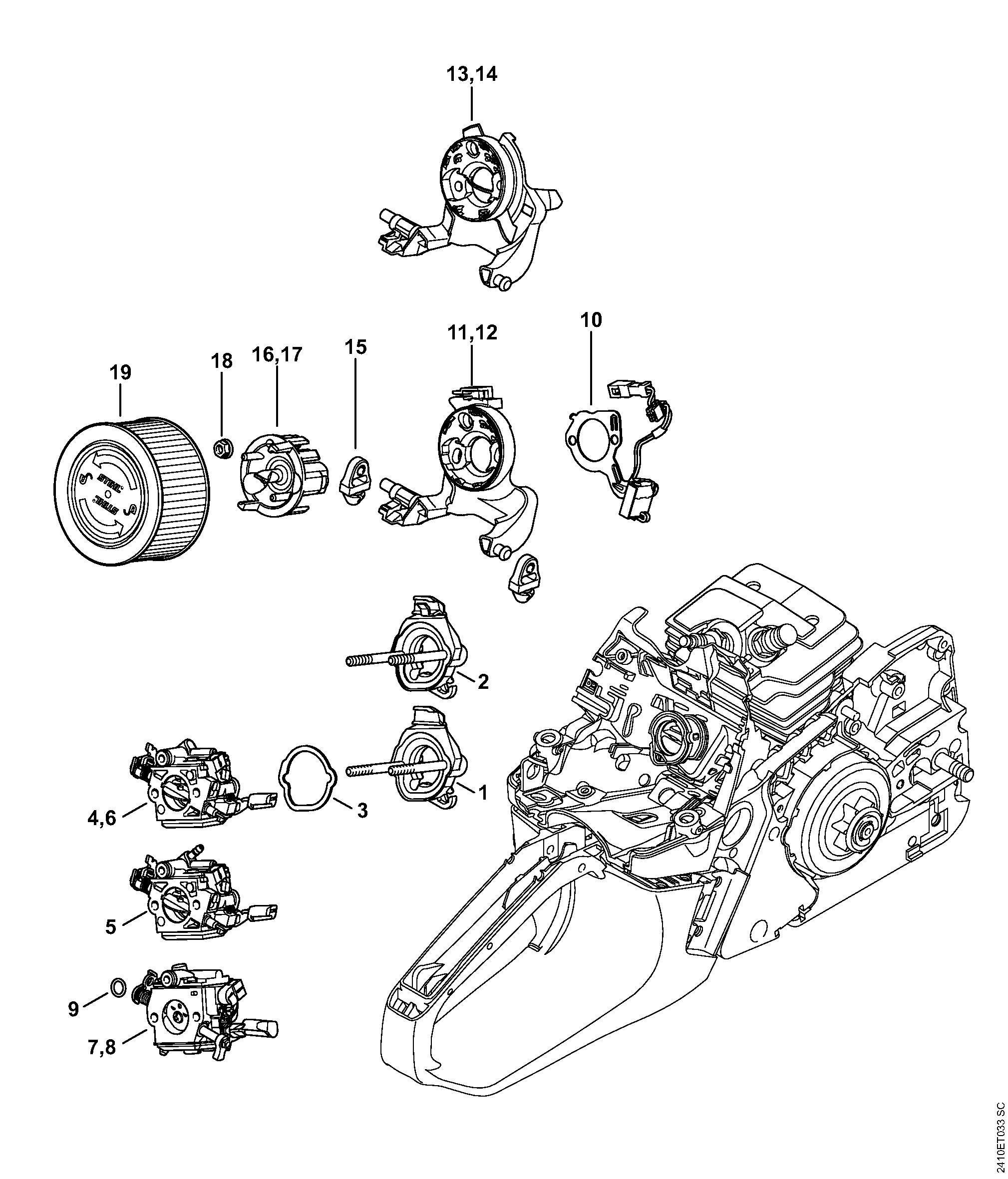 Carburetor bracket