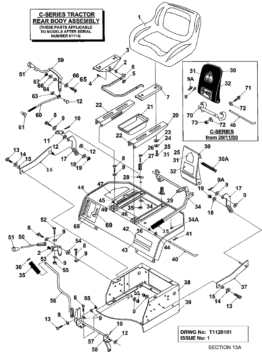 Rear Body Asembly after SN61114