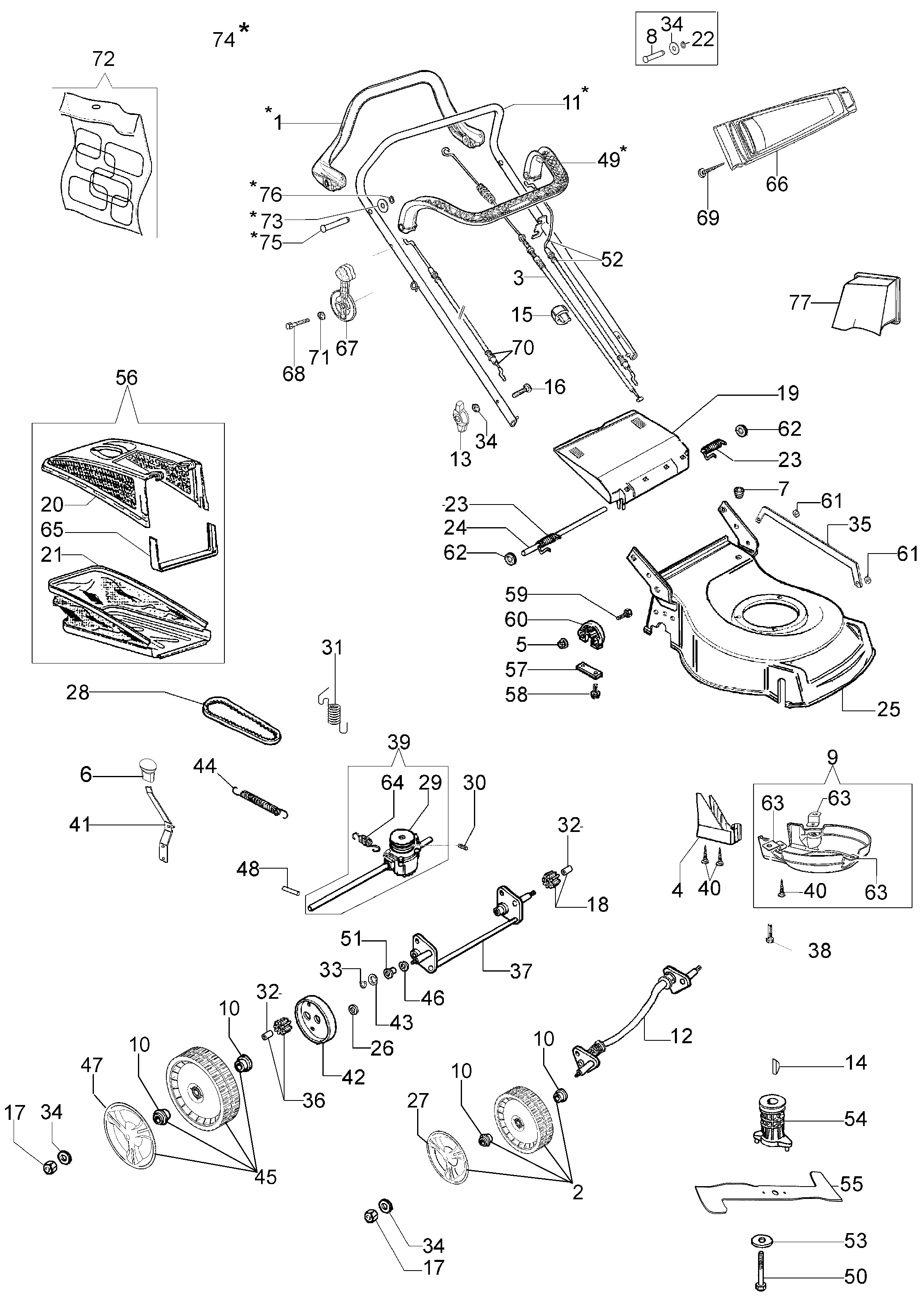 Illustrated parts list 2009