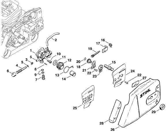 Oil pump - Chain tensioner kit