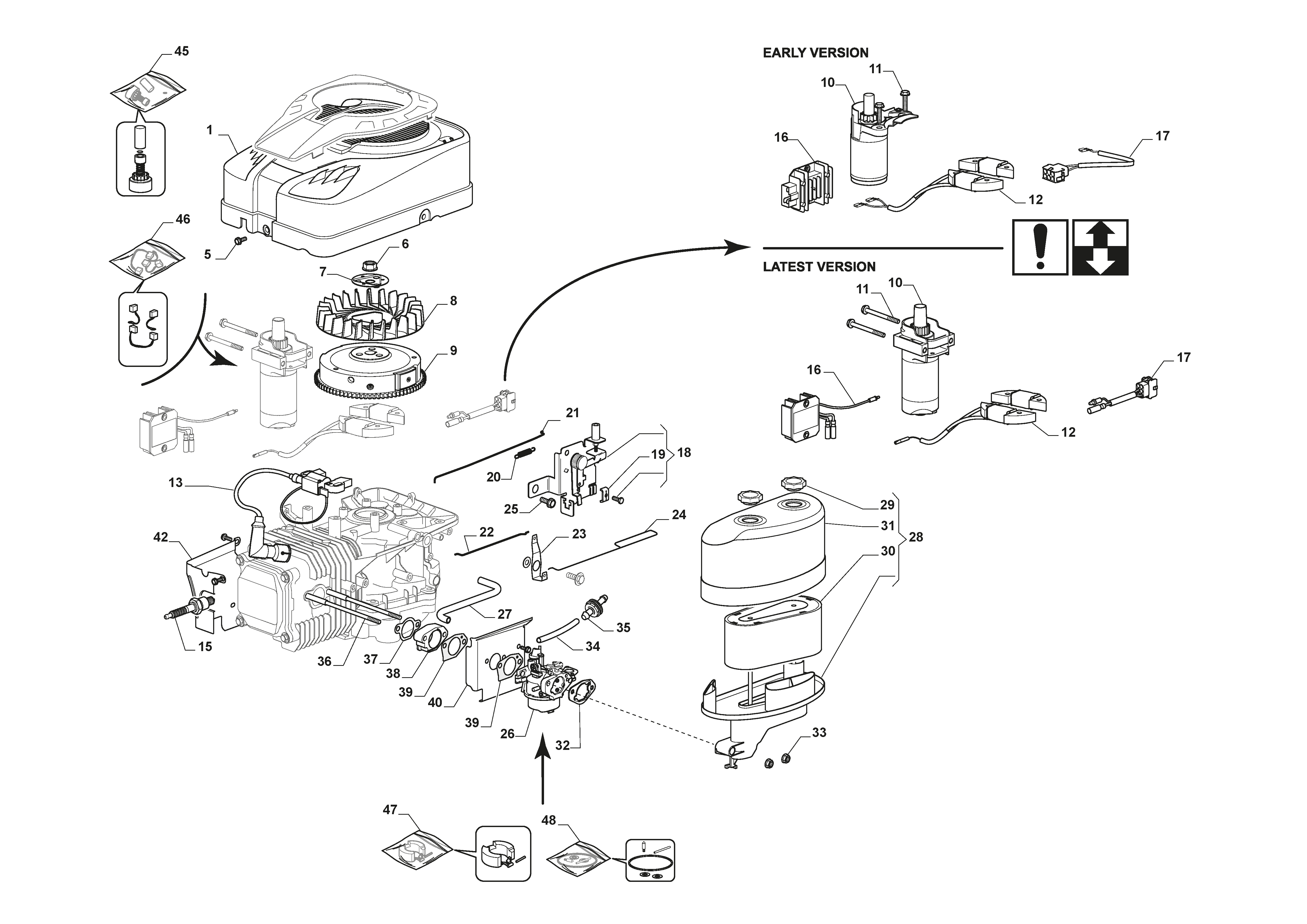  Carburettor, Air Cleaner Assy
