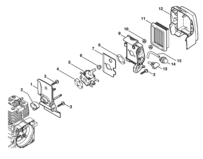 Carburetor housing