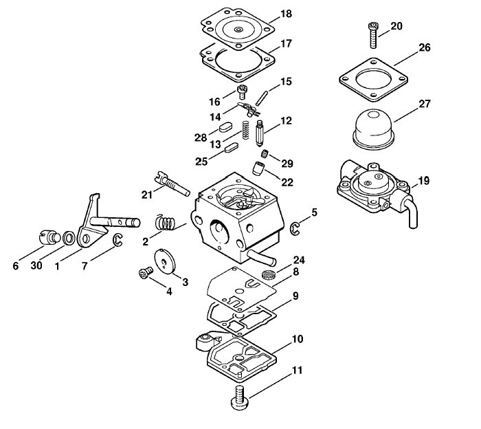 Carburetor C1QS58 (27.2001)