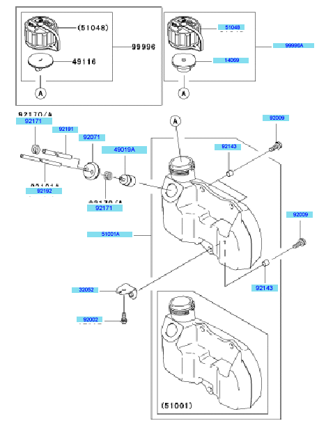 Fuel Tank & Fuel Valve