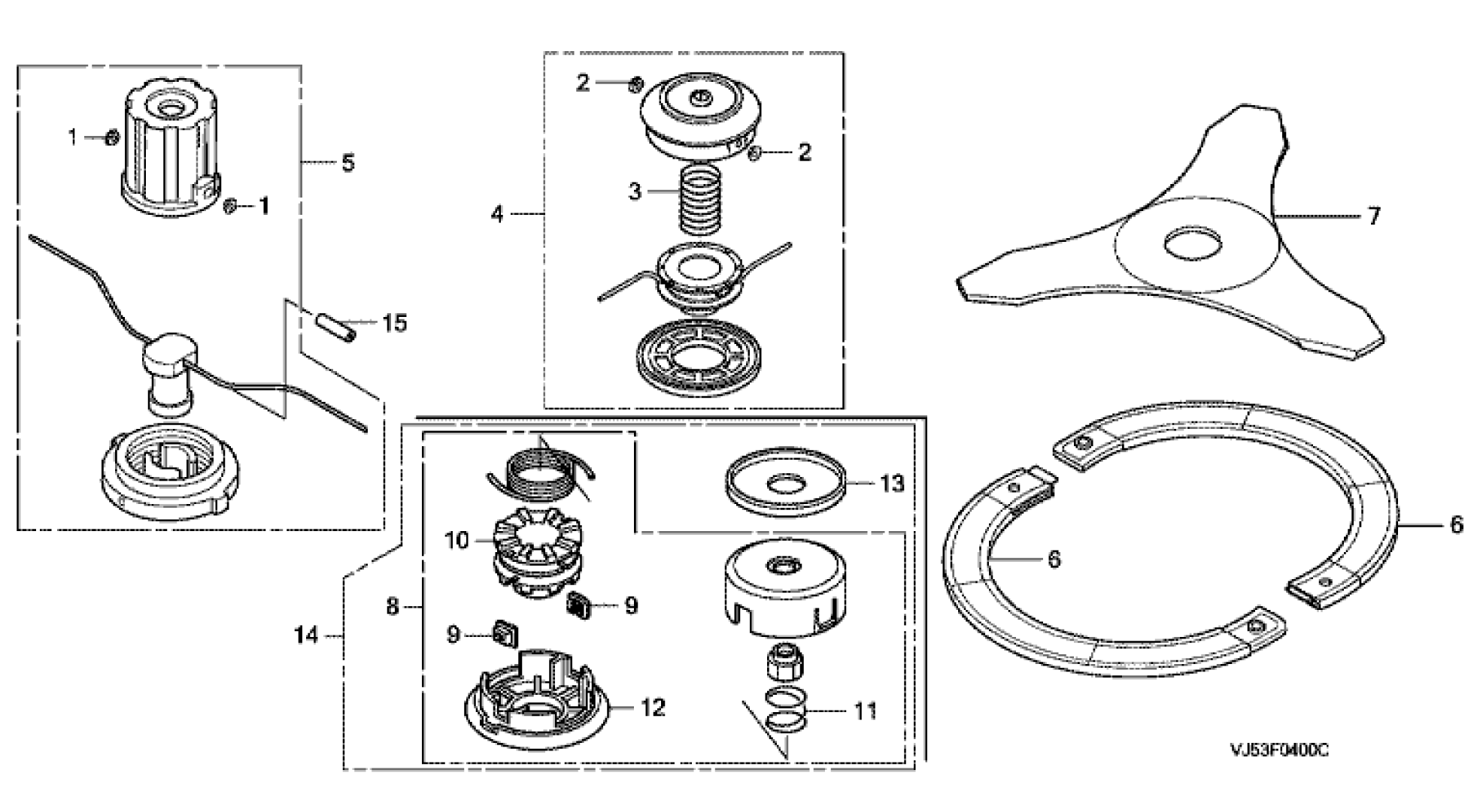 CUTTER BLADE-NYLON HEAD