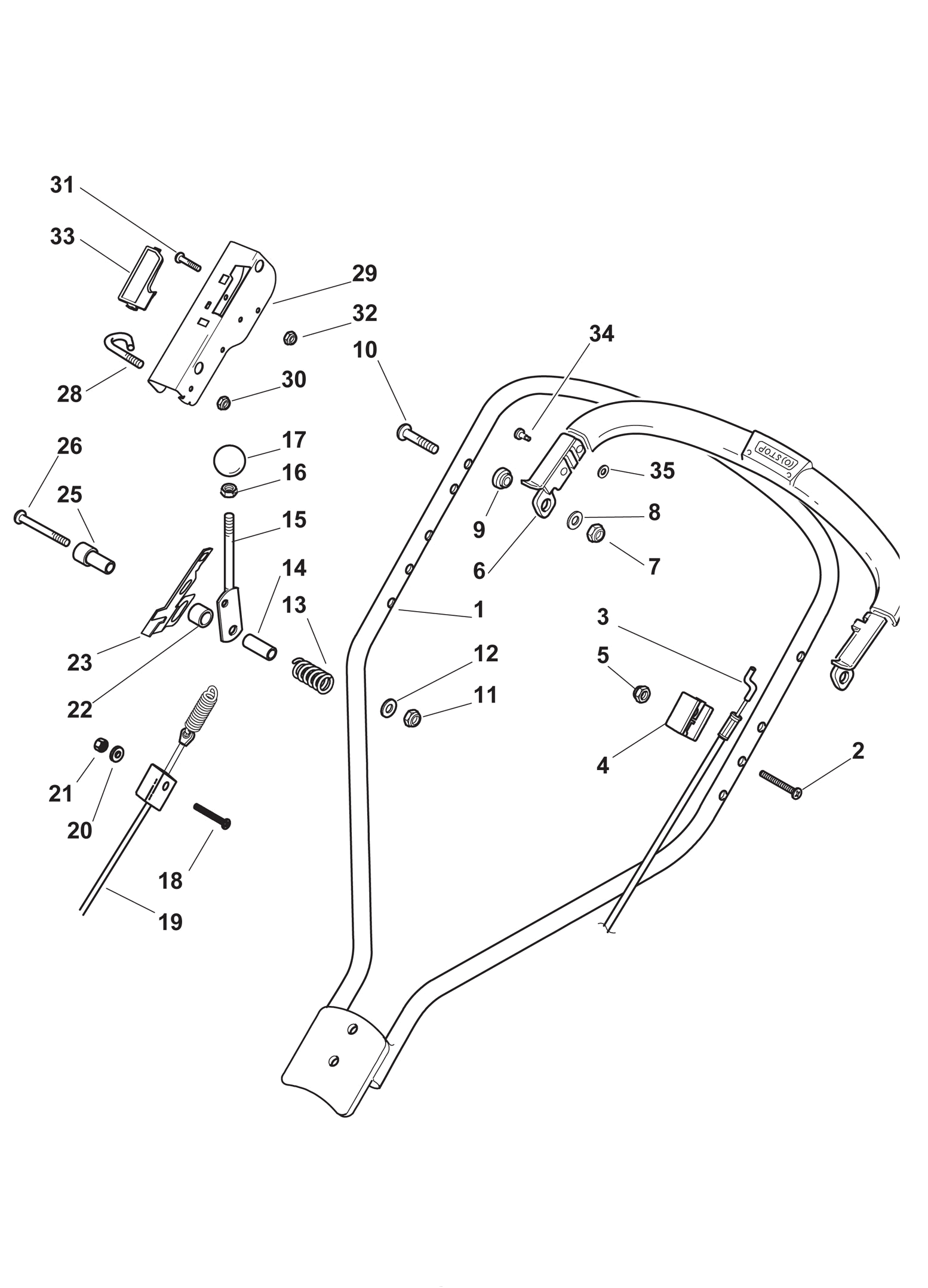 Handle, Upper Part