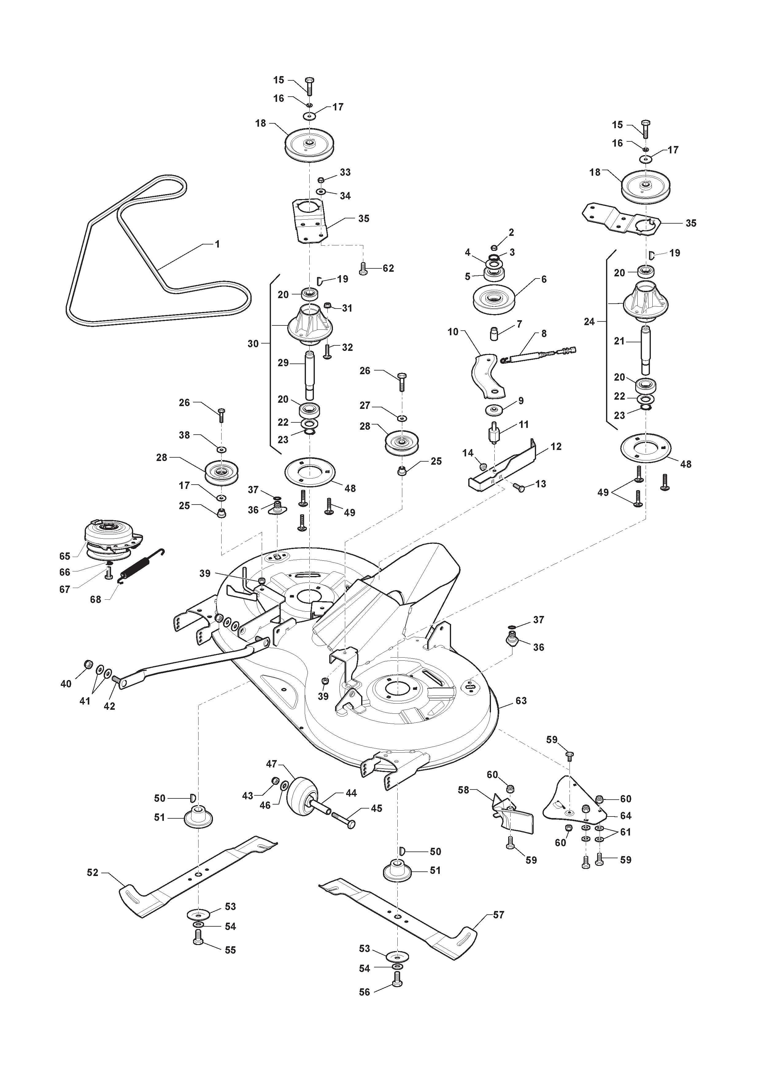 Cutting Plate With Electromagnetic Clutch