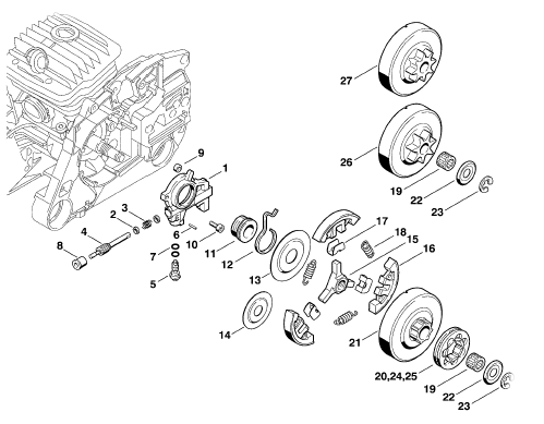Oil pump - Clutch