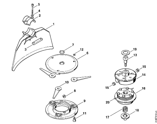 J-Cutting tools cutting head