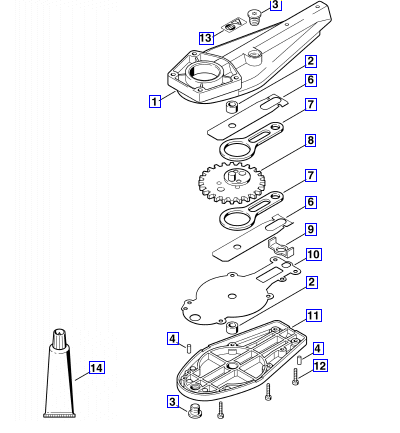 HL-KM BLADE DRIVE GEAR