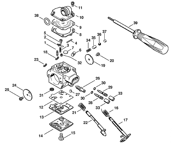 Carburetor HD-34A