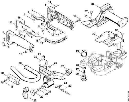 K-Control handle HS 76