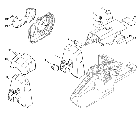 Shroud - Carburetor box cover