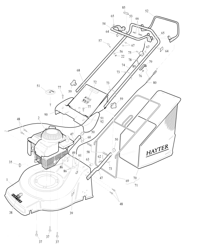 Upper Main Frame Assembly