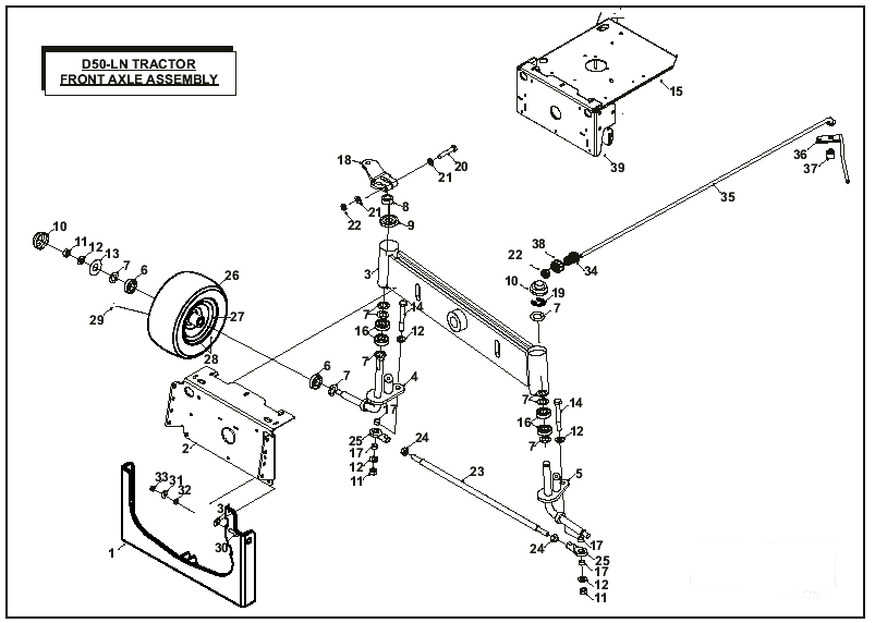 Front Axle Assembly