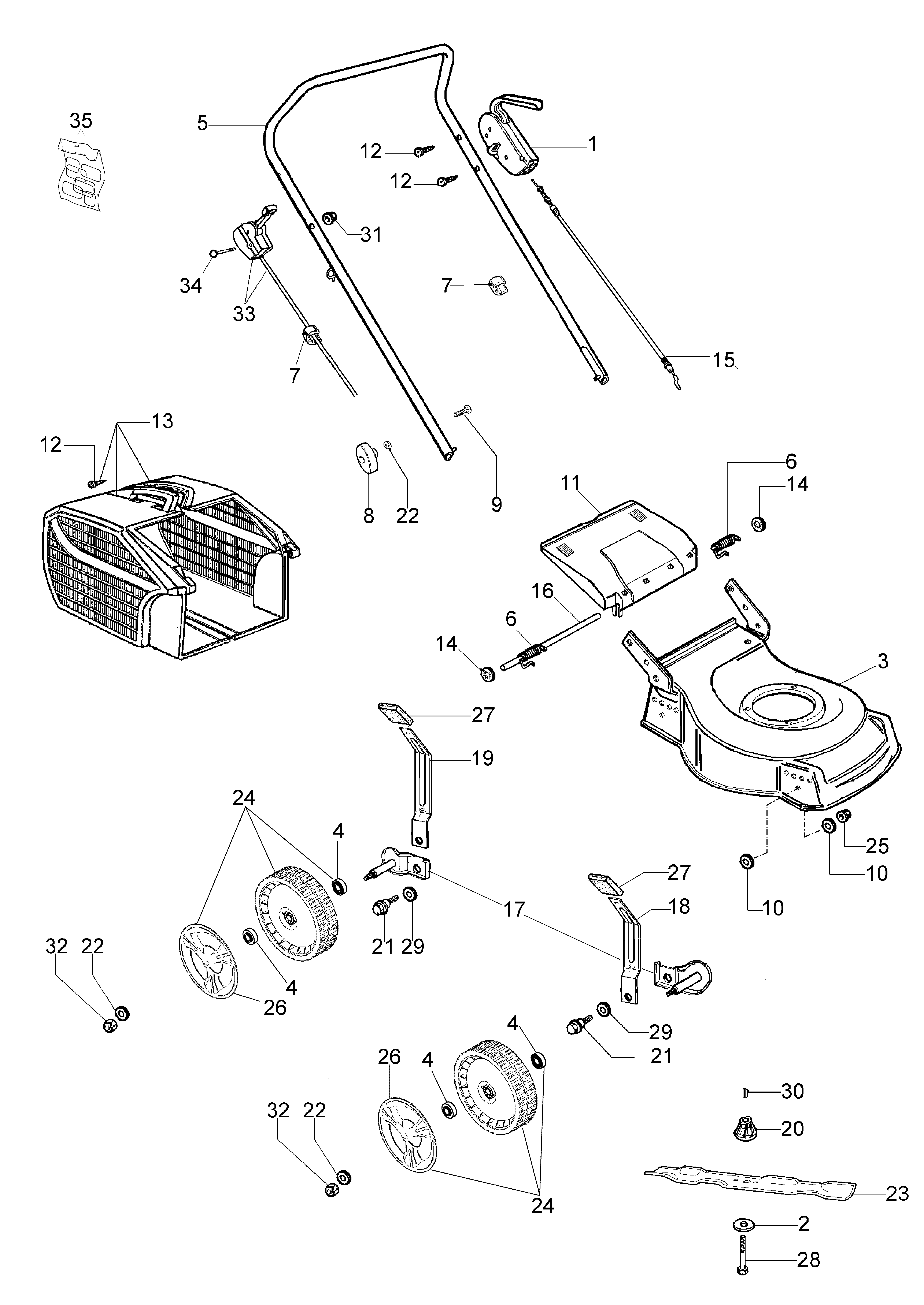 ESSENTIAL complete illustrated parts list (From January 2012)